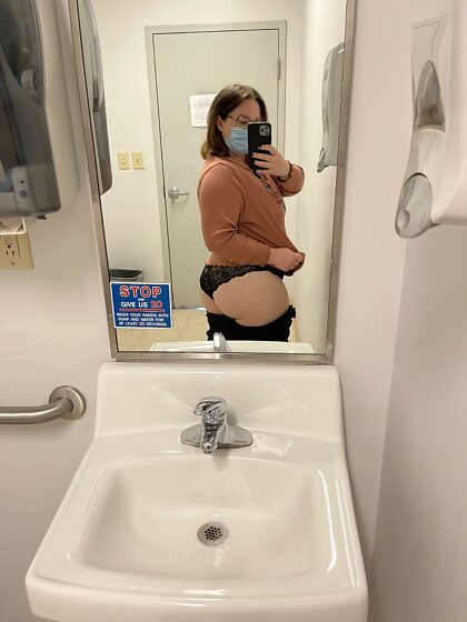 Literally showing my ass at work.