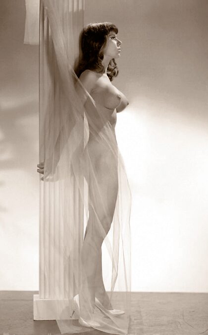Julie Gibson 50s 60s. She was an exotic dancer, her signature dance was the “Dance of the Bashful Bride”.