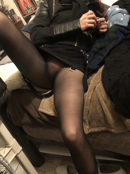 My gf was kinda reluctant about going to the club without panties, in the end she loved it and will do it again. Next time it will be a shorter skirt so she can do a bit of upskirt action for the guys.