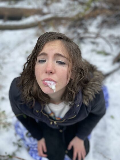 Você tenta chupar pau no meio de uma tempestade de neve
