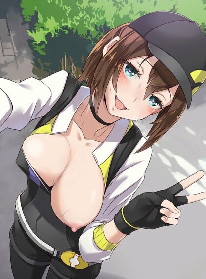 Ups, that will be a really lewd selfie now