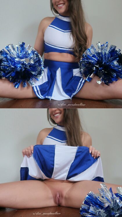Falls Sie sich gefragt haben, was Cheerleader unter ihren Röcken tragen