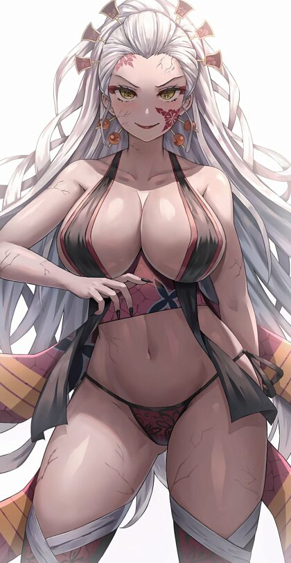Hard to focus on the battle when the enemy is as sexy as Daki