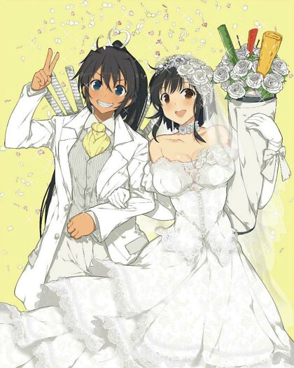 Asuka and Homura get married