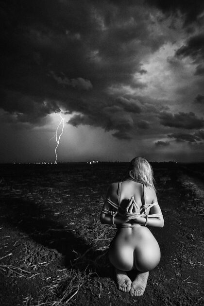 Lightning crashes