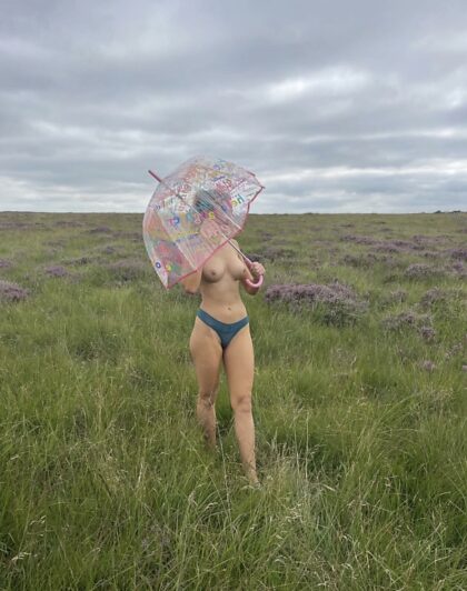 I love being naked outdoors
