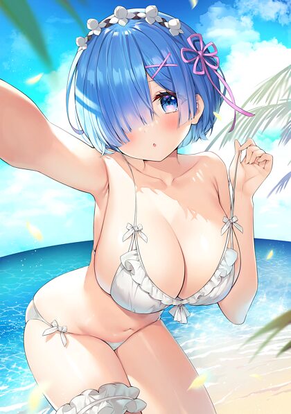 Rem on the beach with you~