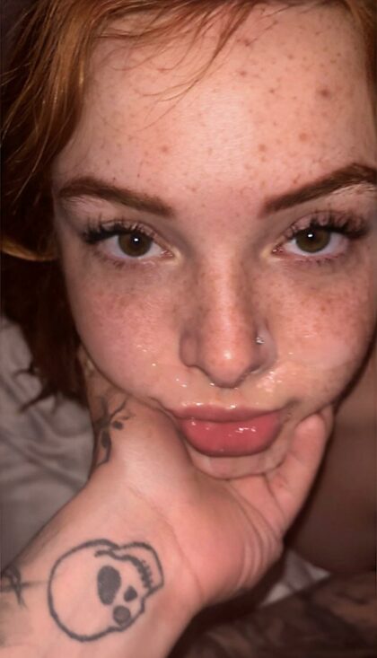 Wonder if you could bust on all my freckles 