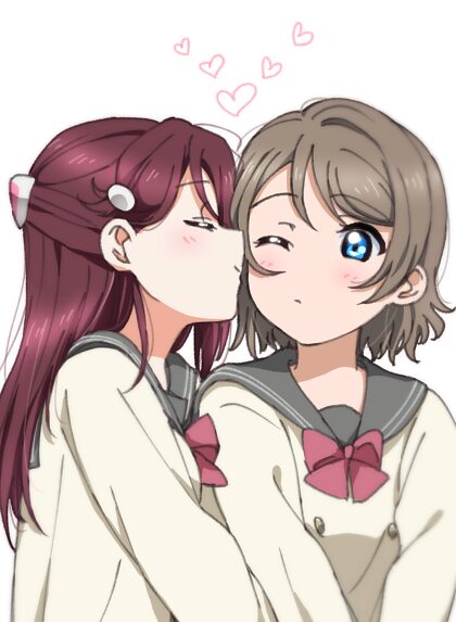Riko te está besando