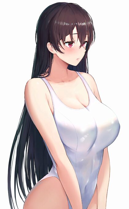 White Competition Swimsuit