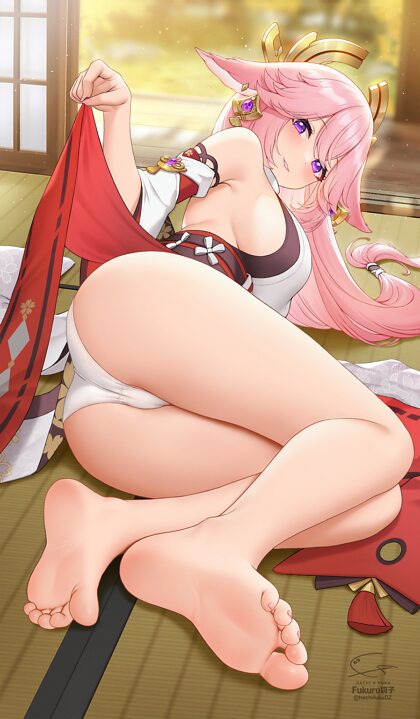 Miko showing off for you~