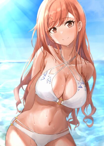 A day at the beach with her~