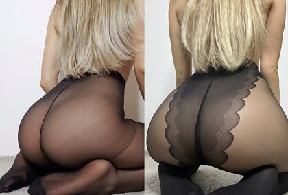 Simple or patterned pantyhose?