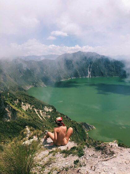 Chillin inside of volcanos