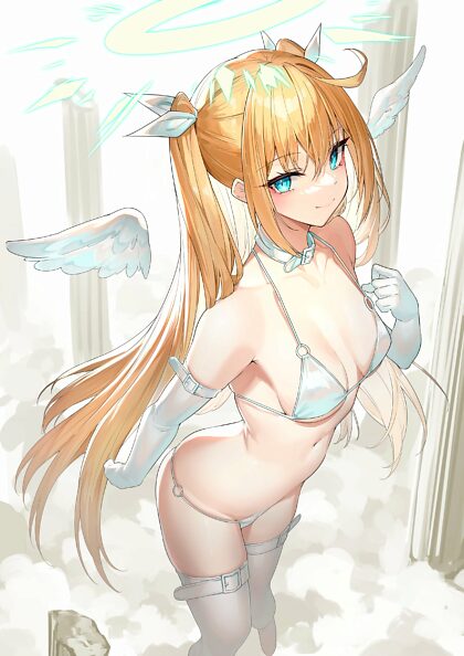 Sexy angel at your service