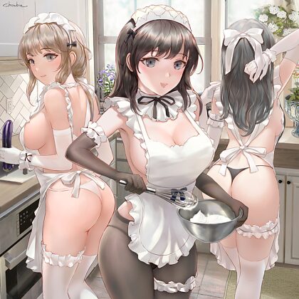 Maids in the kitchen