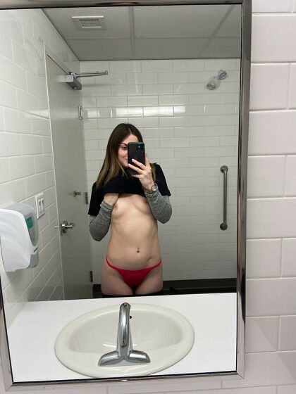 Making Me Work On Saturday, Why Don't We Get A Little Revenge & You Cum On My Tits In The Bathroom?