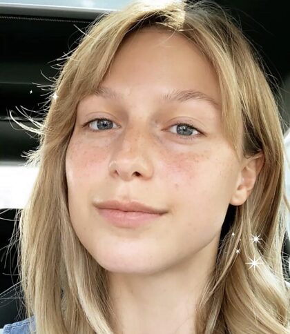 Melissa Benoist sem maquiagem