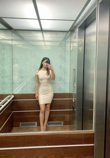 Aufsehenerregendes Aufzug-Selfie