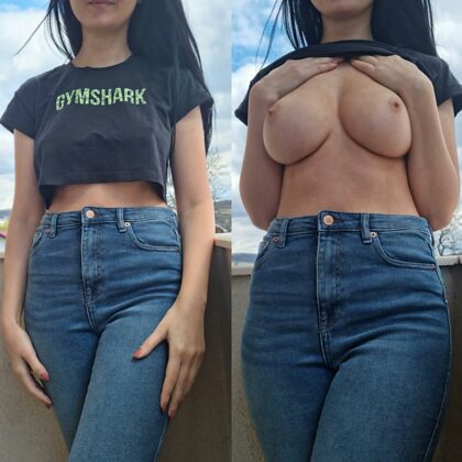 This tiny tee hides some big melons