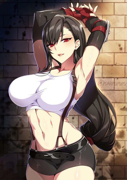 Tifa Showing Off Her Sexy Body