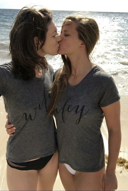 Besos en la playa