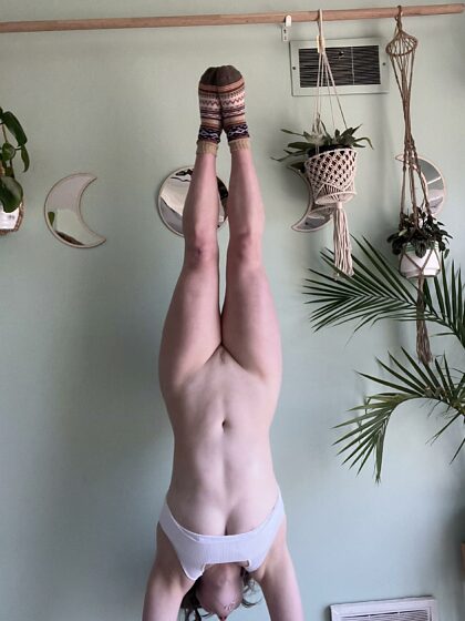 Here is some yoga and plants for you