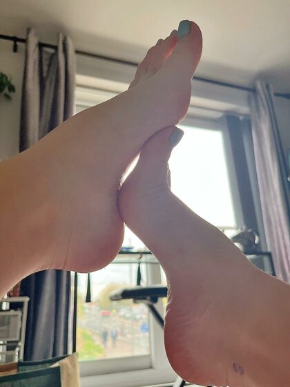 Imagine what we could do with my high arches…