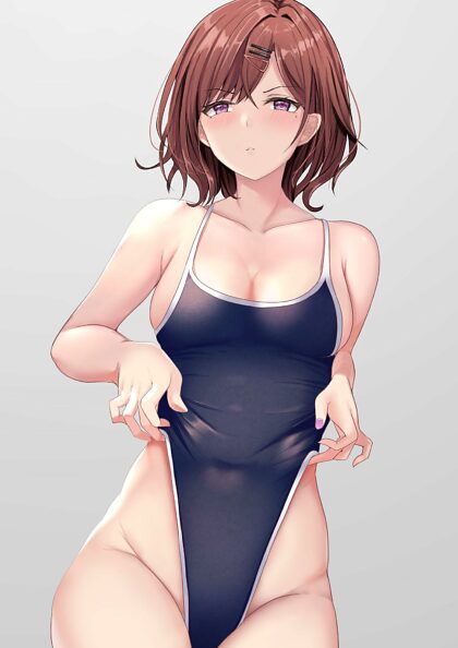 The fitting for the swimsuit