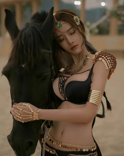 Prinzessin und das Pferd