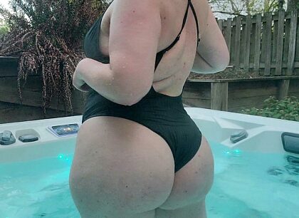 Wanna have some hot tub fun with the thick mom next door?