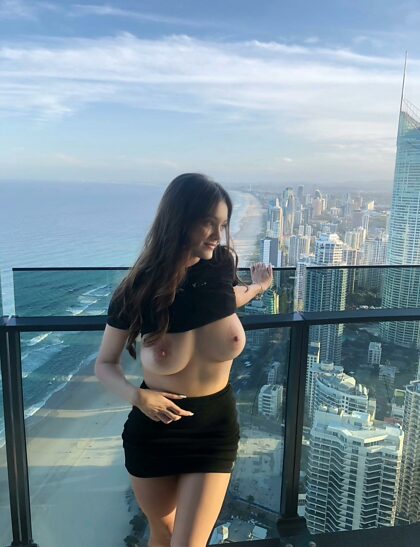 My boobs with a view.. 
