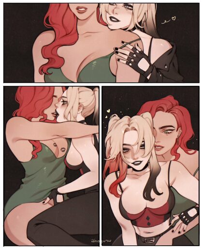 Harley Quinn x Poison Ivy