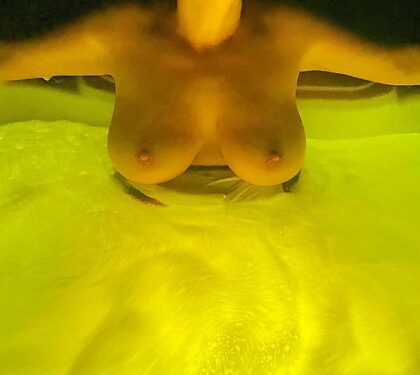 It’s hot tub time! Who wants to join me? 