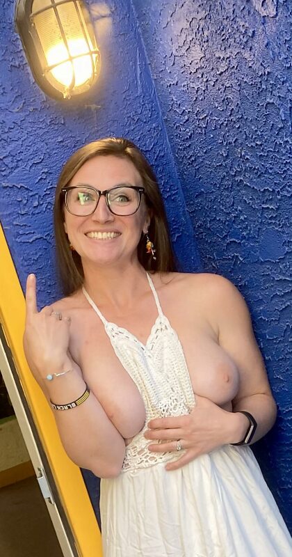 I have an idea… show you guys my nips. First post here