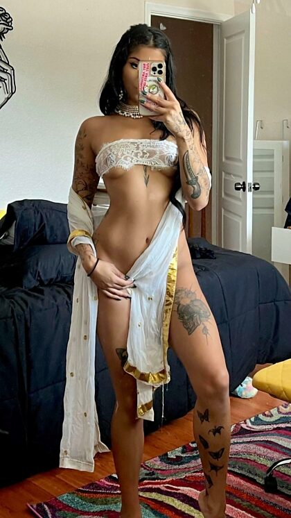 I hope tattooed Indian girls are your type. 