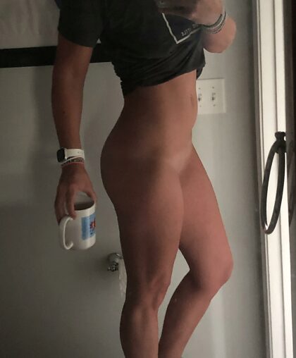 Legs and glutes are starting to firm up