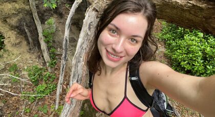 Hiking in a bikini…come find me