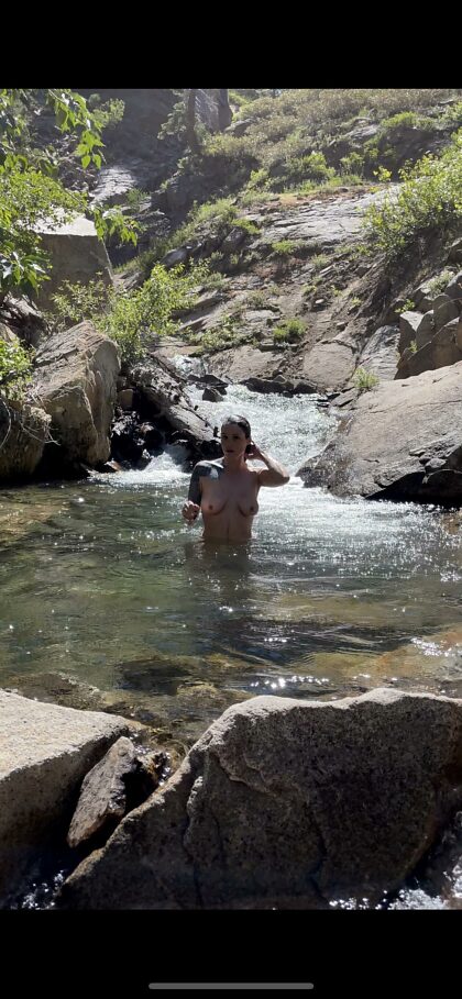 I can’t wait to be naked in the mountains again in a couple weeks