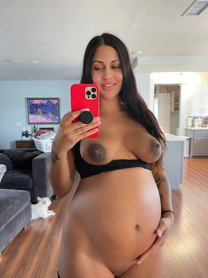 My big belly is about to pop