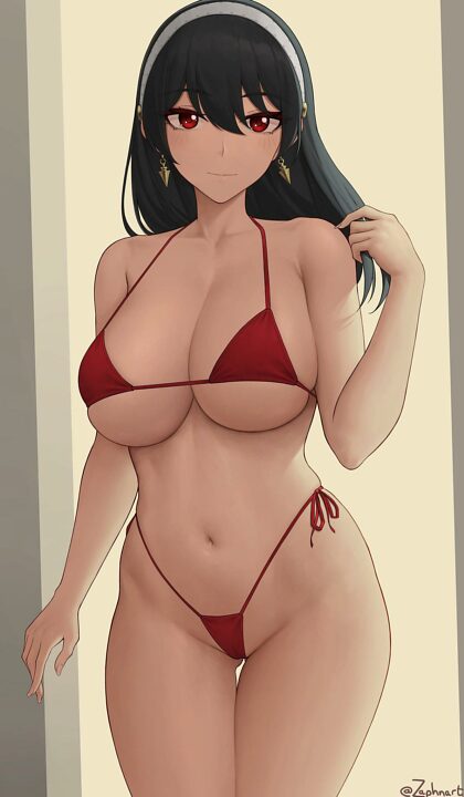 Vous appréciez son nouveau bikini