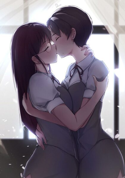 Wholesome kiss