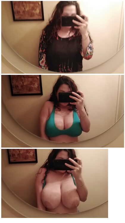 'your boobs aren't even that big' also my boobs: