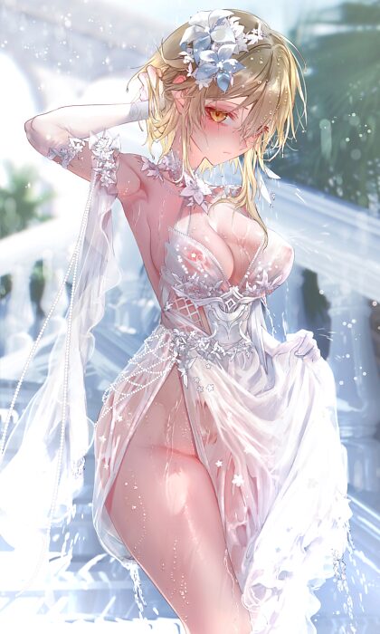 Wet bride