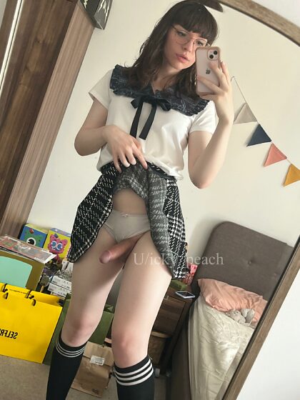 I’m not sure how I fit it under my skirt 
