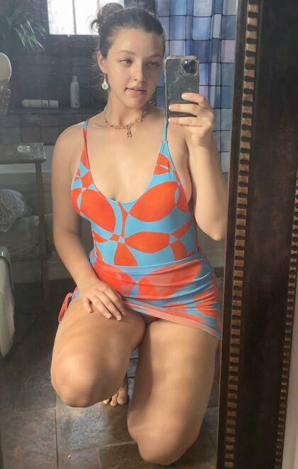 new swimsuit / matching coverup