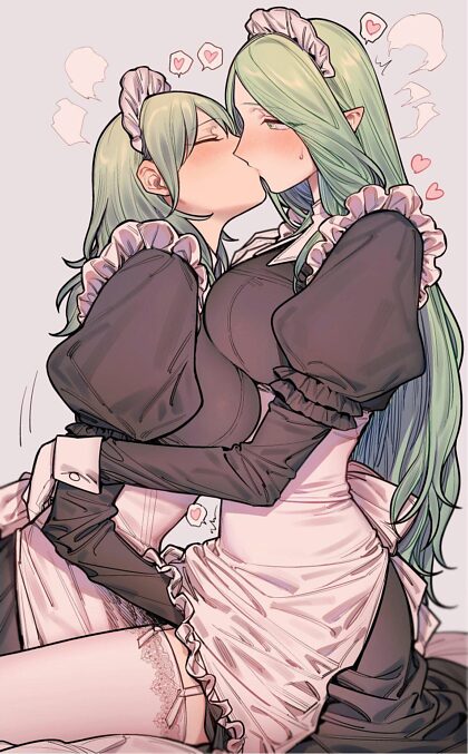 Byleth and Rhea maid play