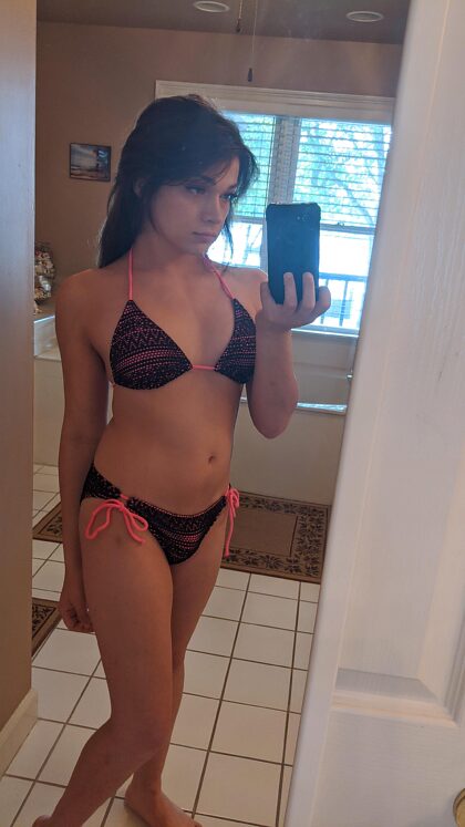 Primera vez en bikini, ¿te gusta?