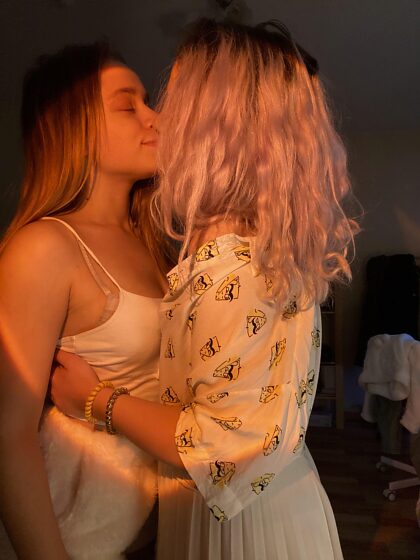 Really good to kiss her