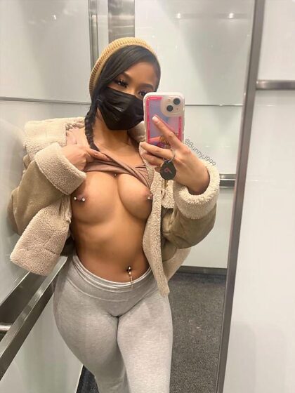 Would you lick them if you caught me in the elevator?